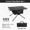 black-table-set