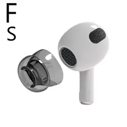 Enhanced Anti - Slip Silicone Ear Tip Covers for Noise Cancelling Earbuds (Black S)