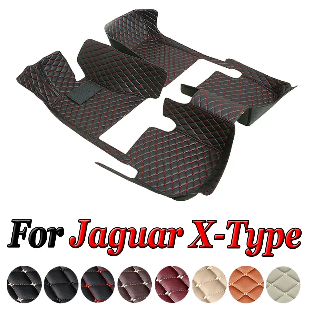 

Car Floor Mats For Jaguar X-Type XTYPE X TYPE 2002~2009 Rug Leather Mat Set Anti Dirty Pads Car Accessories Interior Parts 2003