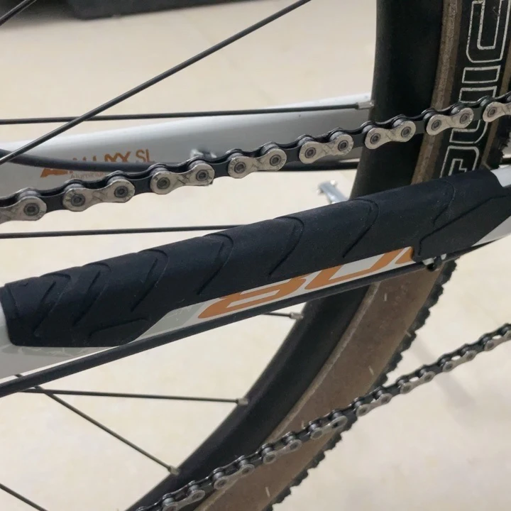 ZTTO MTB Rennrad Rahmenschutz Fahrrad Anti-Rutsch-Aufkleber Silikon Kettenstrebe Schutzfolie Pad Airbag Unterrohr Aufkleber – Detail 7