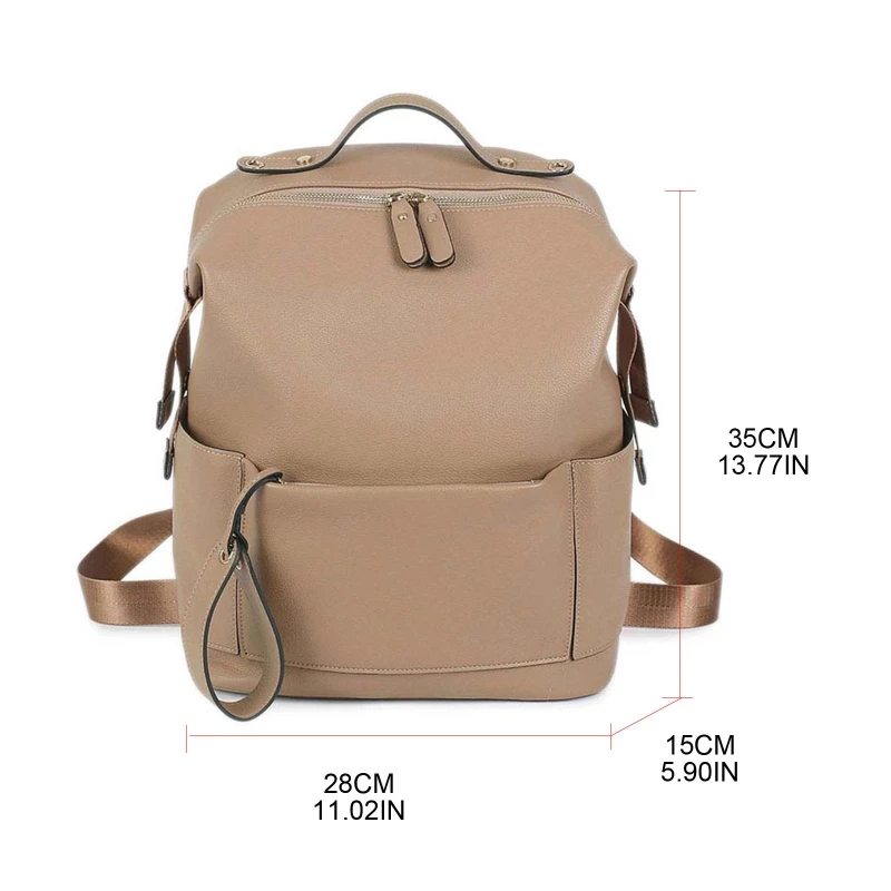 Mommy bag pu mommy backpack mother baby skin leather double shoulder bag baby diaper travel storage stroller diaper bag maternity bag diaper backpack