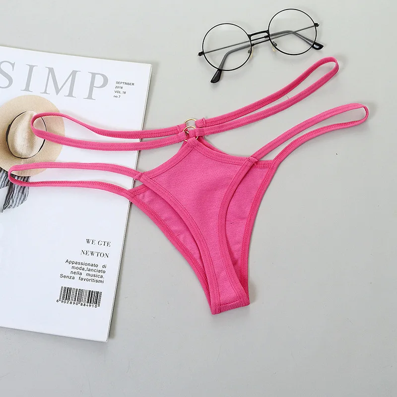 Women Underwear -Rise Hollow Out Panties Tanga Seksi Iç çamaşırı Transparan Ropa Interior Femenina Lingerie Thongs Tangas