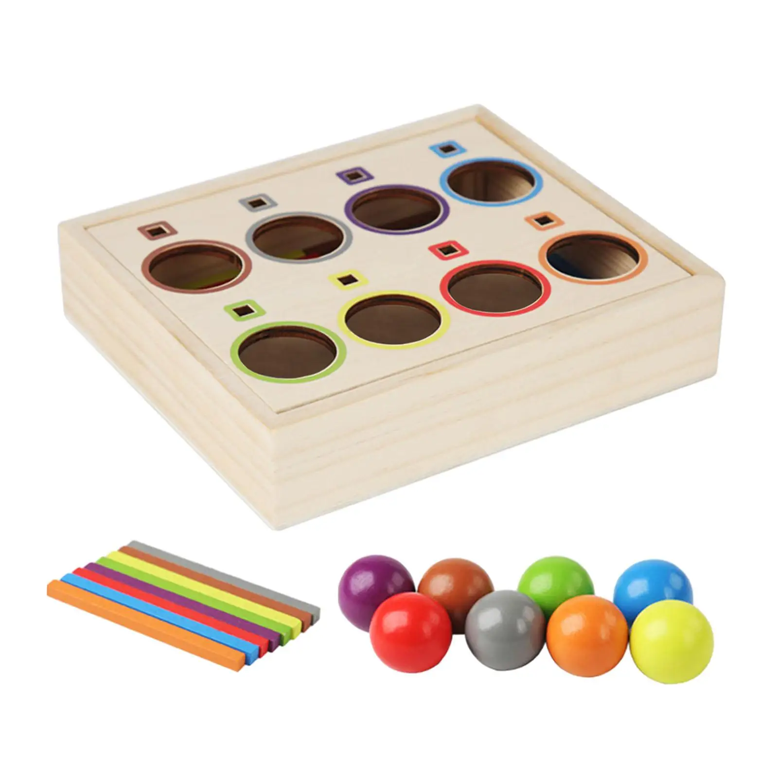 

Montessori Matching Sorting Games for Age 1-3 Year Old Kids Holiday Gifts