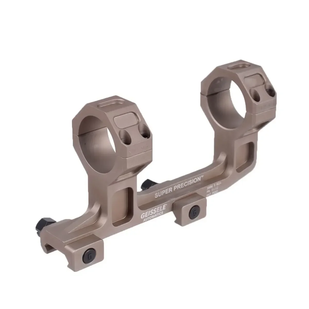 Support De Lunette Tactique 30mm - Hauteur 1.57 Pouce, Base 20mm QD - Neuf CNC