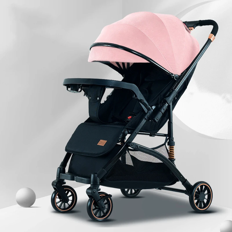 Flagship Edition Baby Stroller Can High Light Folding Shock-absorbing Landscape Divine Tool for Can Sit or Lie Down Portable