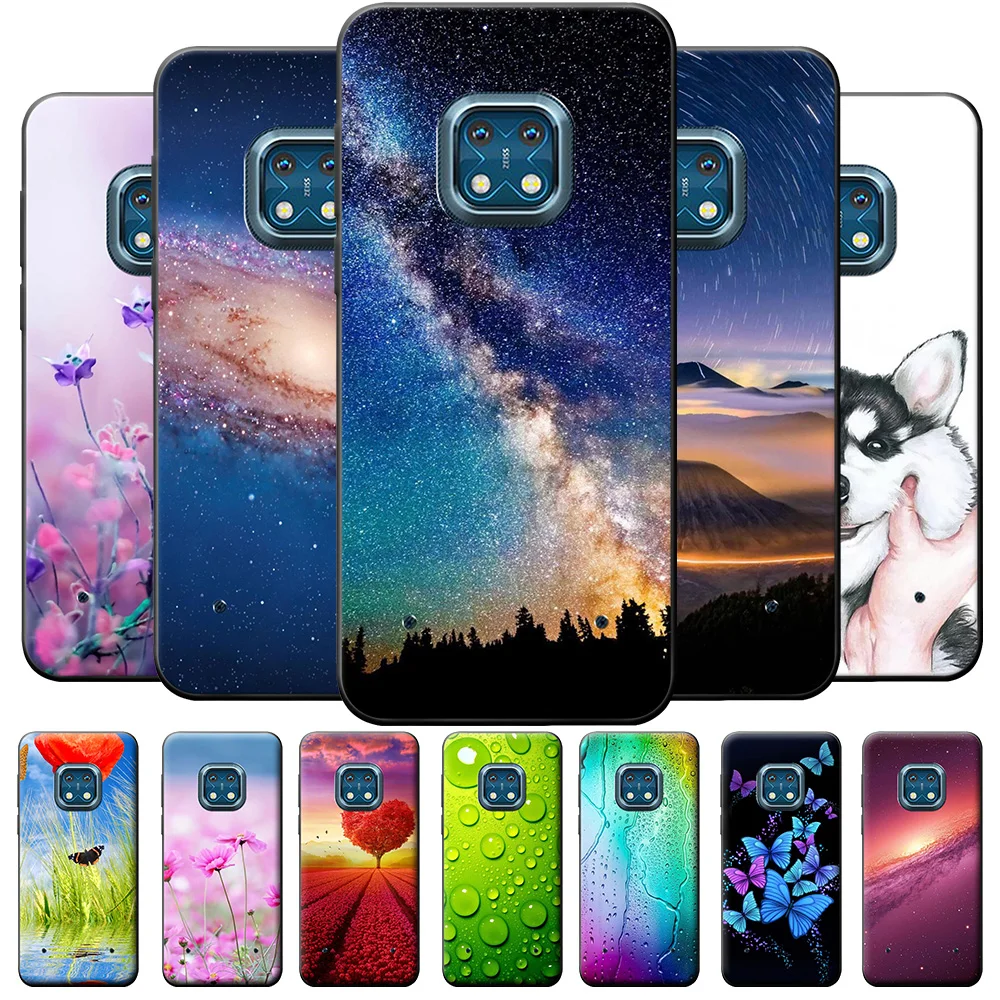 Per Nokia Xr20 Custodia Ta-1368 6.67 "Custodie In Marmo Moda Per Nokia Xr20 Ta-1362 Cover Posteriore Protettiva In Silicone Coque