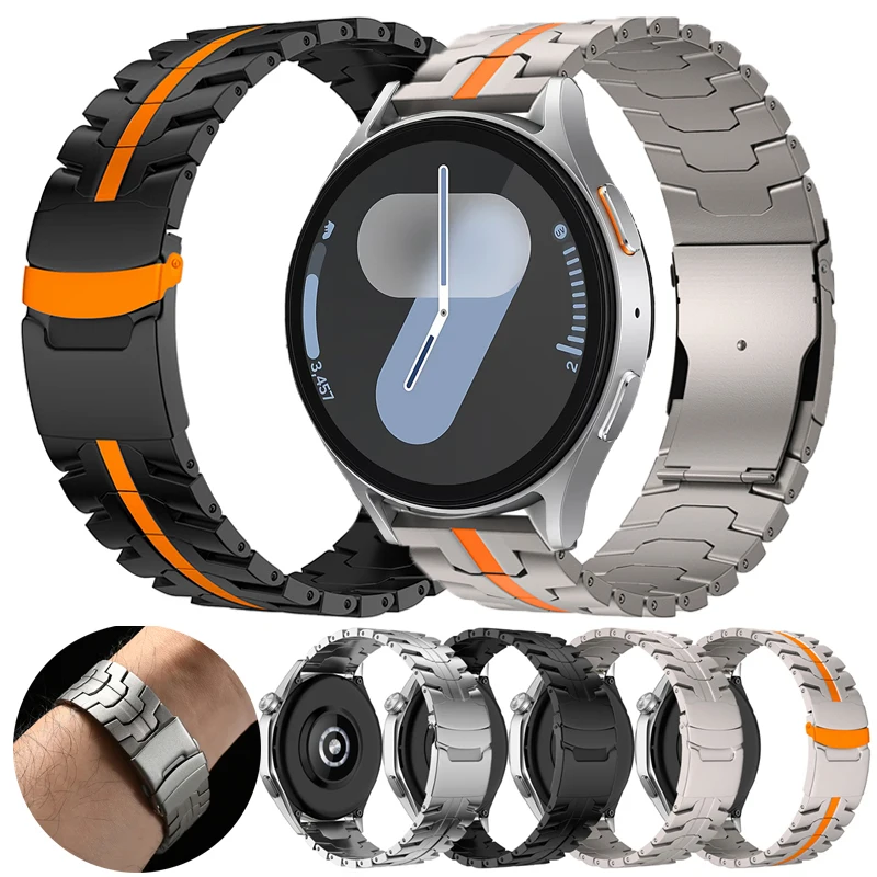 Premium Stainless Steel Metal Watchband - Adjustable 20mm/22mm