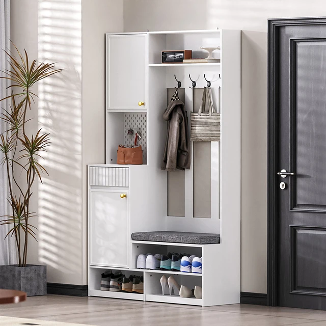 KOMHTOM Complete set hallway wardrobe with bench