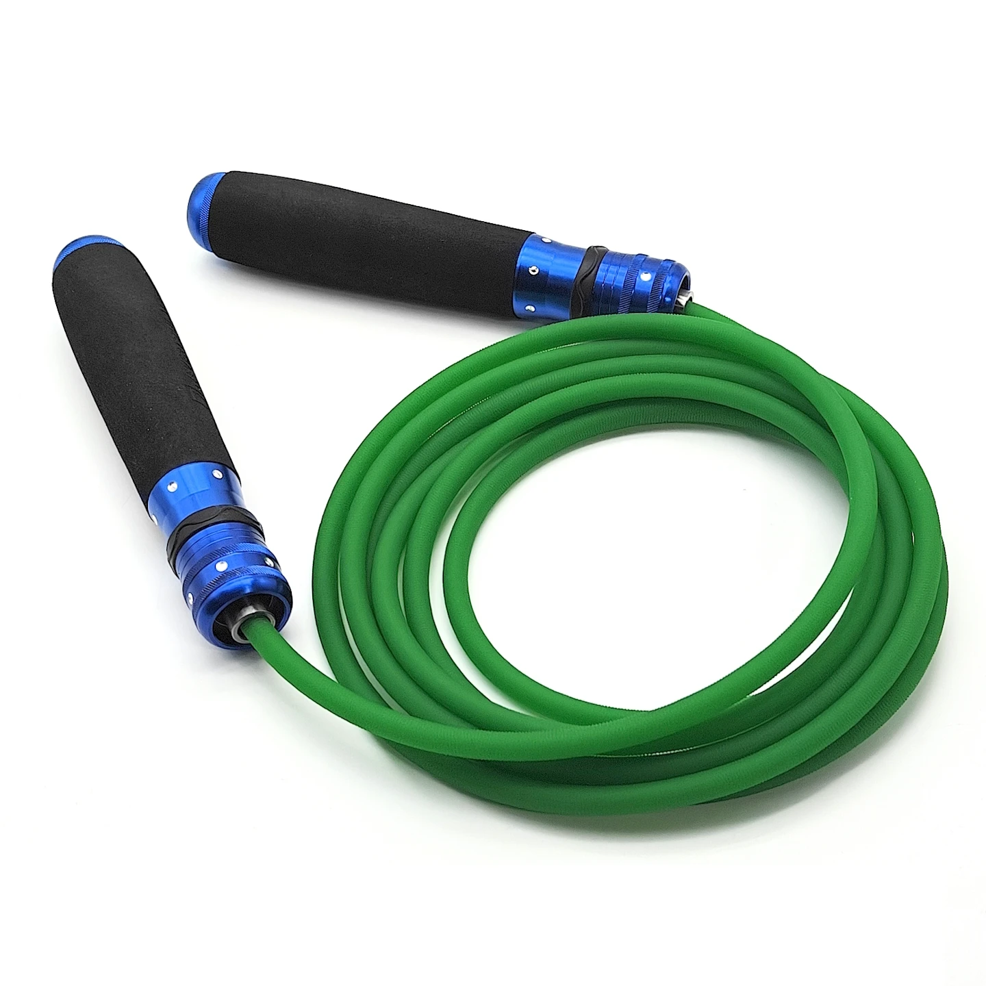 270그램 TPU 로프 -35도 방한 ℃ 40까지 ℃ 7mm 스펀지 알루미늄 손잡이 볼 베어링 피트니스 HIIT 7mm 줄넘기