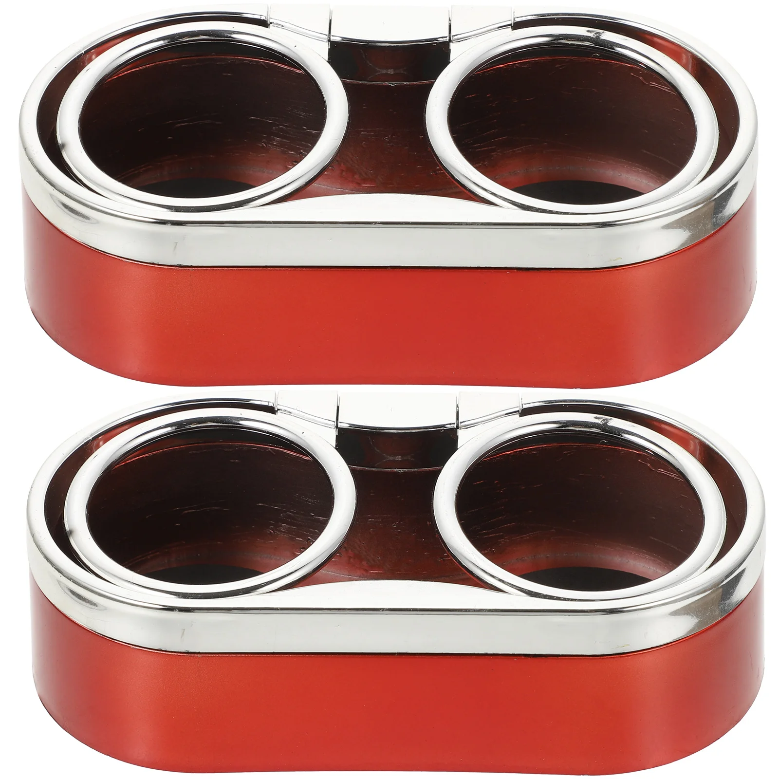 

car drink holder double hole drink rack practical car drink storage rack car drink bottle cup holder universal type