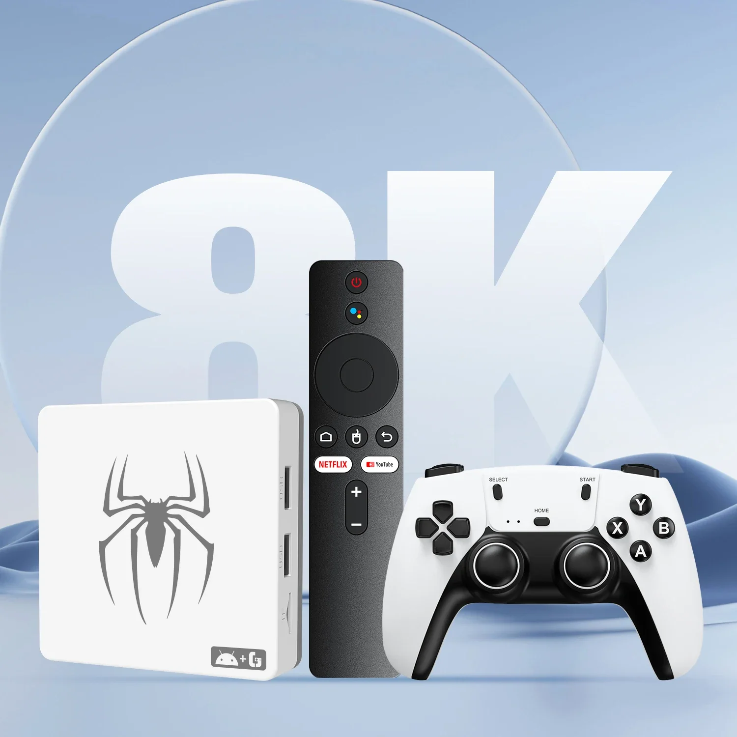 G7 8K 3D video game Consoles 64GB 2.4G Wireless controller android 14 Retro classic game console 25000+ games