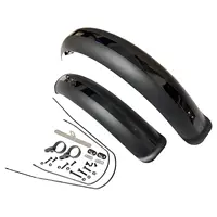 Garde-boue pour pneus de vélo, ensemble de garde-boue pour pneus larges, 26/20 pouces x 4.0, pour vélo pliant, neige, BMX, vtt, pièces de cyclisme 3