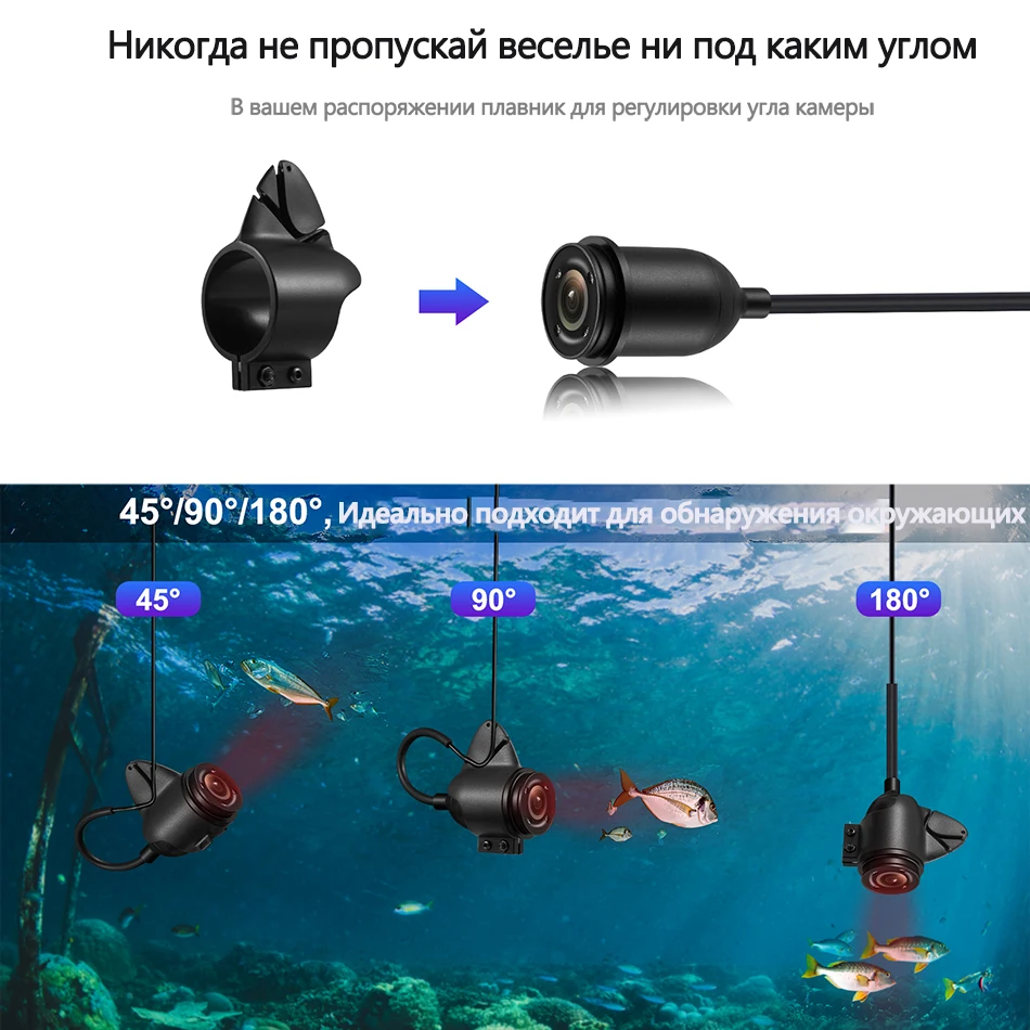 MOQCQGR 4.3inch Tengeralattjáró Kamera számára horgászni 1000tvl&5000mah Tettlegesség horgászni Megtaláló 2024 irlight camer számára Tükörlap horgászni
