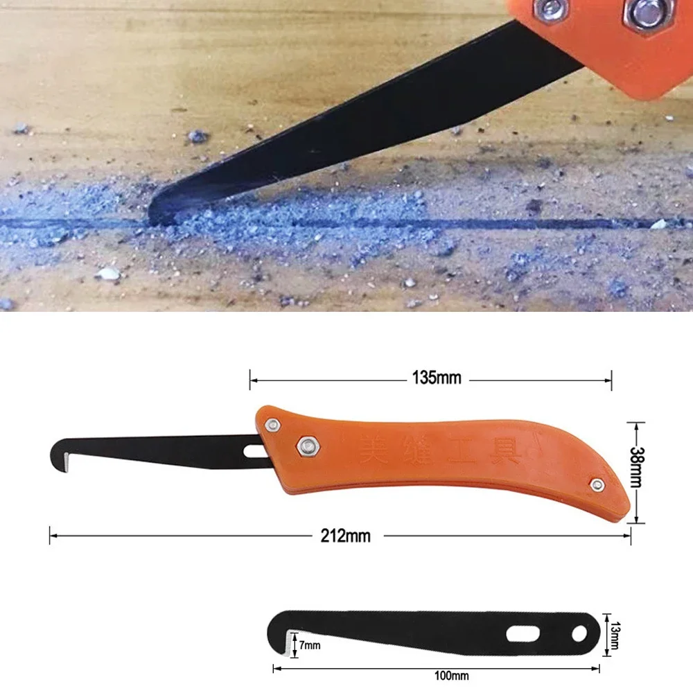 Tile Gap Repair Knife Professional for Cleaning Removal Old Grout Tungsten Steel Joint Notcher Hand Construction Tools