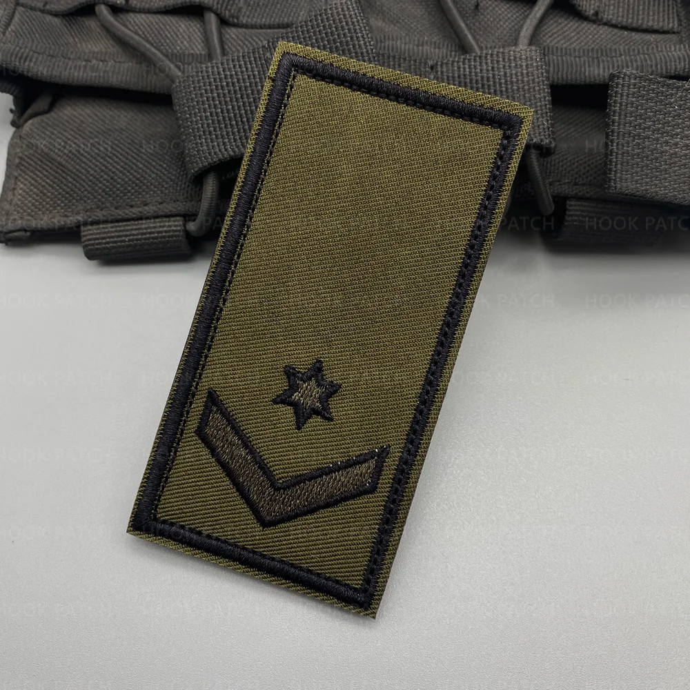 陸軍ランクシェブロン軍曹ストライプイスラエル第 1 ゴラニ旅団パッチ