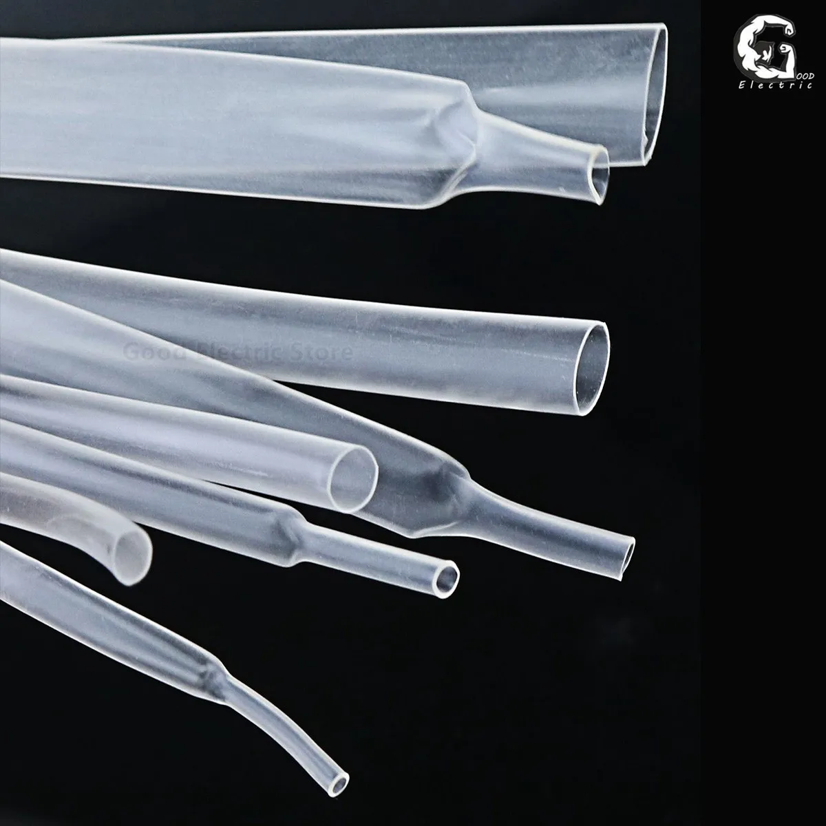 1mm 1.5mm 2mm 2.5mm 3mm 3.5mm 4mm 5mm 6mm 8mm Transparent Clear Heat Shrink Tube Shrinkable Tubing Sleeving Wrap Wire kits heat shrink tube heat shrink tubing heat shrink tube kit heat shrink cable sleeve