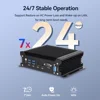 12th Gen Intel Core i5-1235U Fanless Industrial Mini PC 2x Gigabit LAN 2x COM RS232 8x USB Support WiFi 4G SIM LTE Windows Linux 4