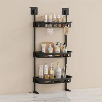 Bathroom Storage Rack Household Wall Mounted Storage Racks Floor Standing Multi-layer Holder Multi Functional Bathroom Shelves 1