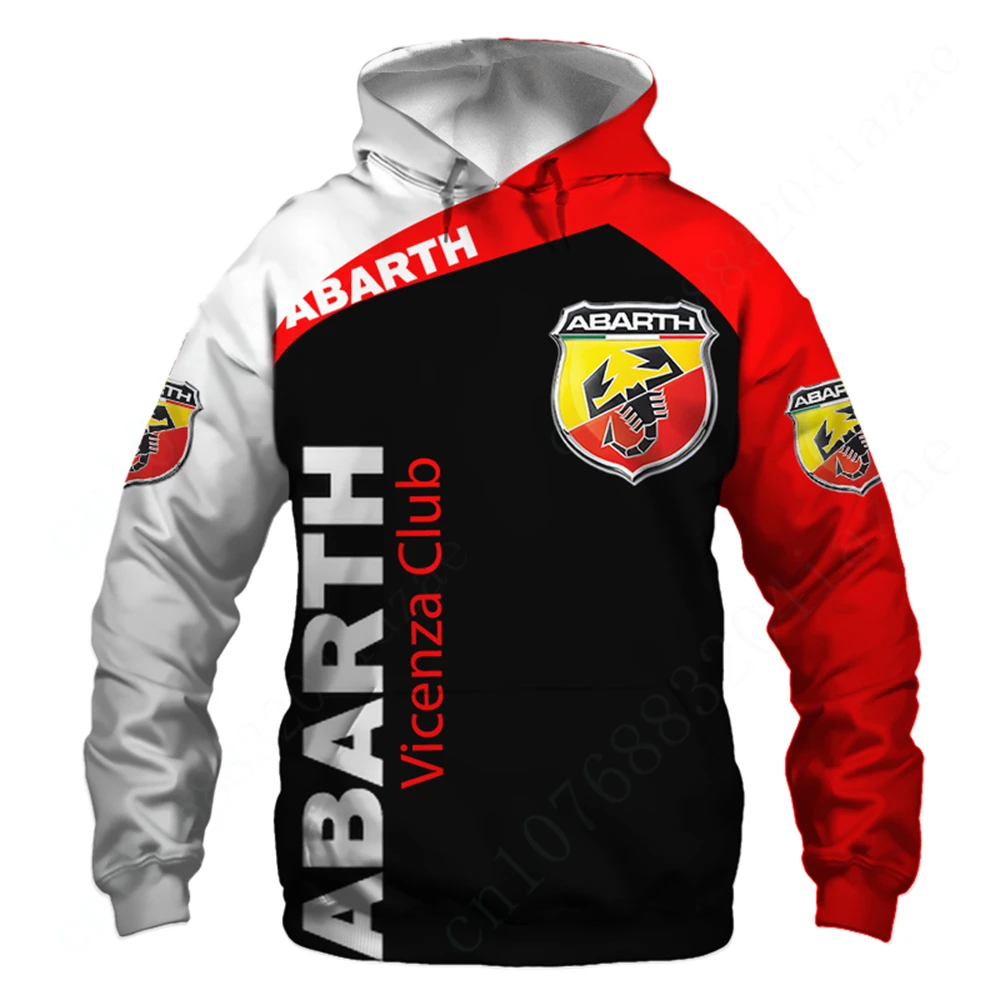 

Abarth Oversize Zip Hoodies Harajuku 3D Printing Pullover Top Unisex Clothing Anime Hoodies For Men Women Casual Sweatshirt