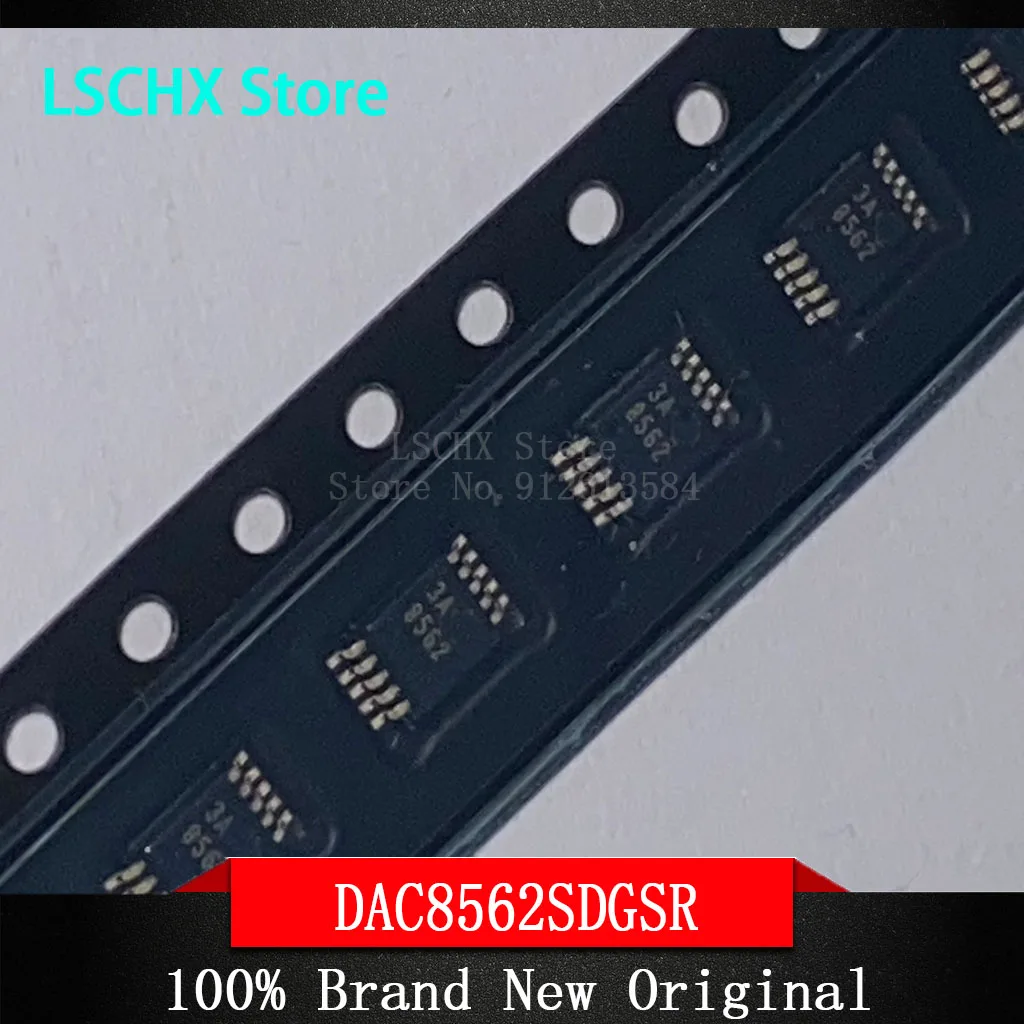 Фото Буферная струна DAC8562SDGSR VSSOP-10-0.5mm 16 бит цифро-аналоговый преобразователь 2, напряжение-буферная струна DAC ± 4, ± 0,2, 1 шт. №2