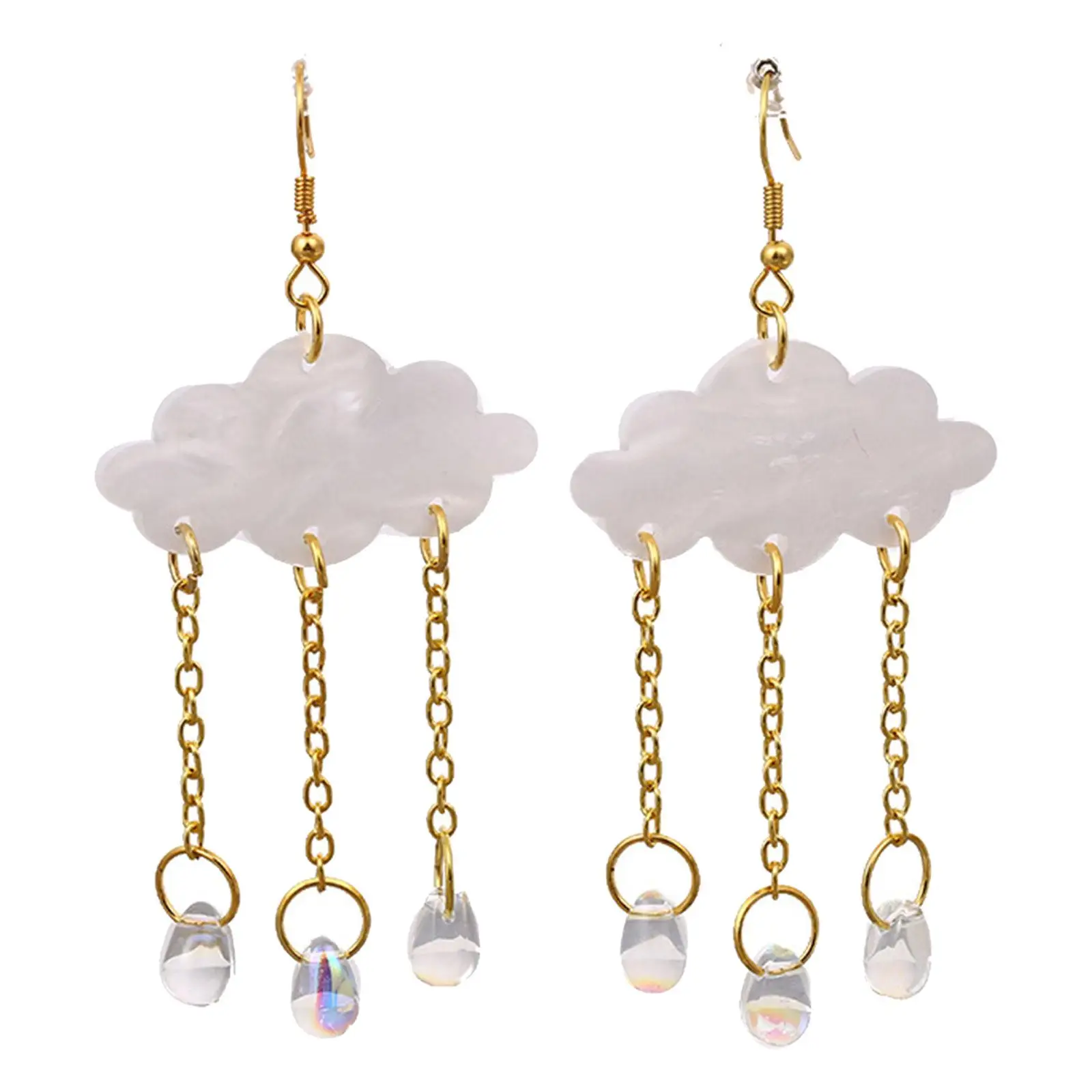 Orecchini Pendenti A Goccia Waterdrop Gioielli Esagerati In Acrilico Unici Per Le Donne