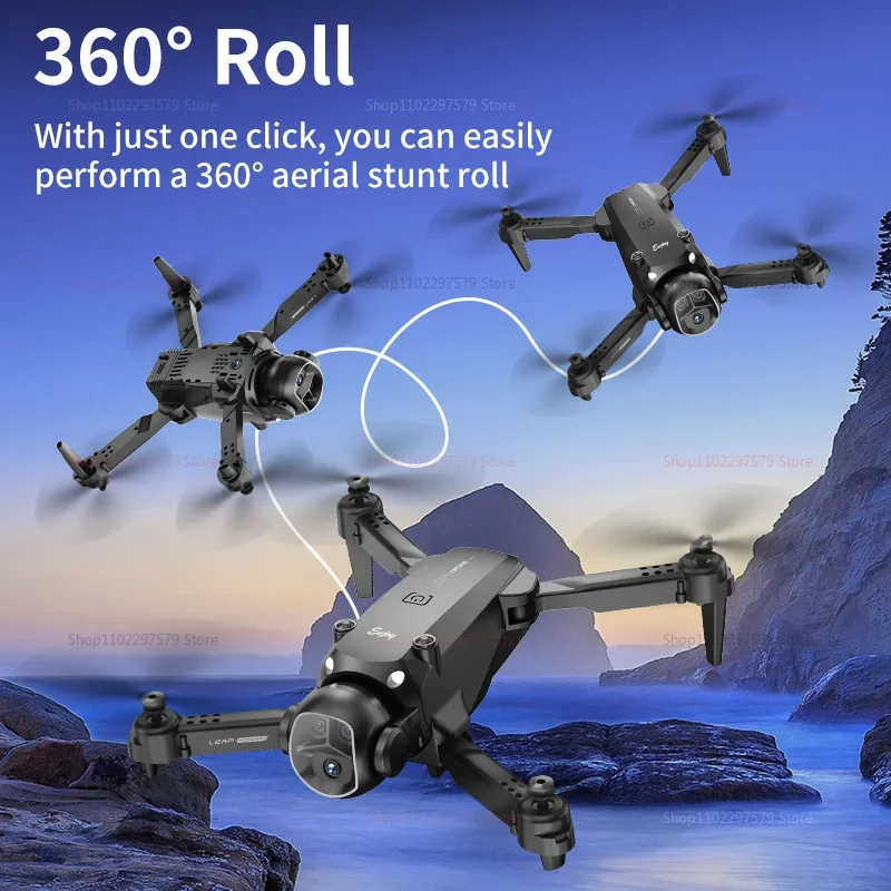 Drone Pliable 8K avec Double Caméra et VR - Micro Moteur ESC