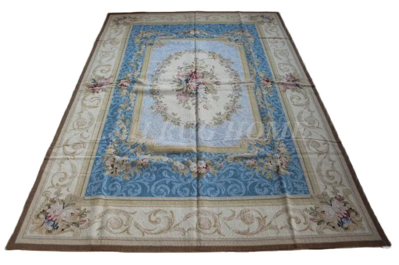 

Free shipping 10K 5.5'x8'(167x243cm) handmade needlepoint woolen rugs carpets whoesale price 100% New Zealand Wool & Handmade