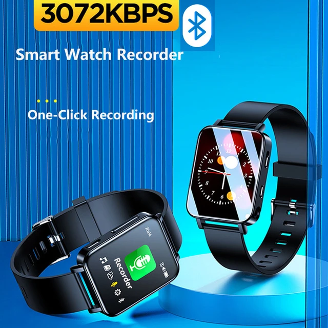 Reloj con pantalla táctil, grabadora activada por voz, 8-32GB, sin  pérdidas, Bluetooth 5,0, reproductor