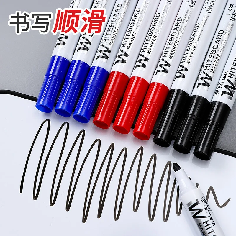15pcs Whiteboard Pen 2.0 Painting Graffiti For Blackboard Glass Erasing Pen High Capacity Office Teaching Water Based Marker