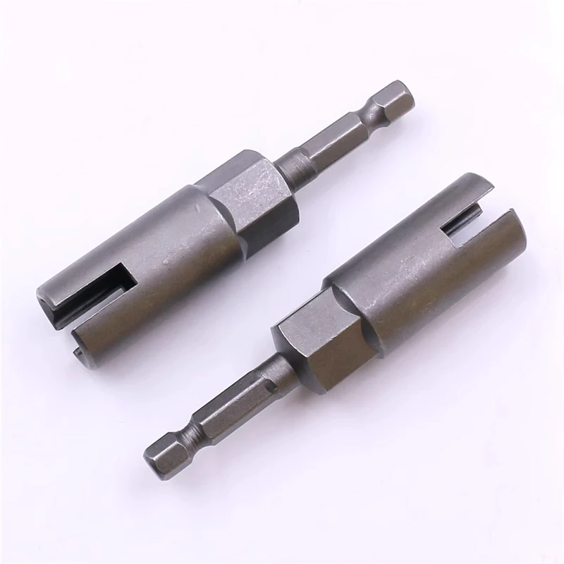 

1pcs 1/4' Hex Shank Wing Nut Driver Slot Wrench Hex Shank Socket Electric Screwdriver Sleeve Nut Adapter Power Tool Accessories