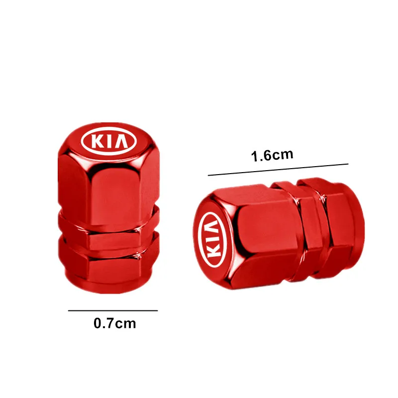 Aluminum Tire Valve Caps Set 3