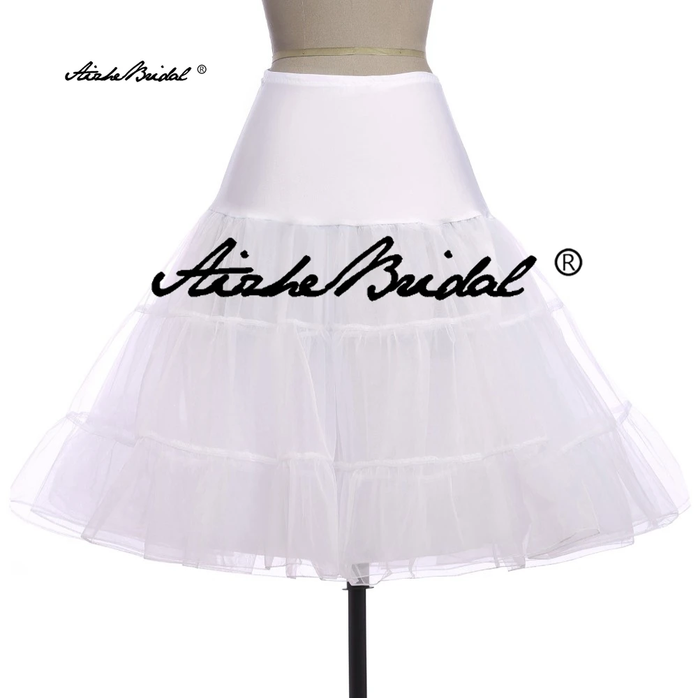 Free 50s Cosplay Petticoat Rockabilly Dress Crinoline for Woman Wedding Bridal Underskirt Rockabilly Tutu