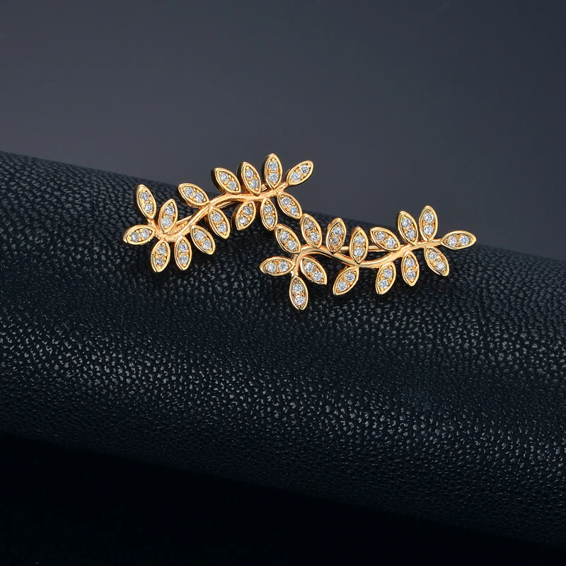 Hot NO Piercing Shine Crystal Rhinestone Ear Cuff Earrings For Women Wrap Stud Clip Earrings Girl Trendy Jewelry Bijoux