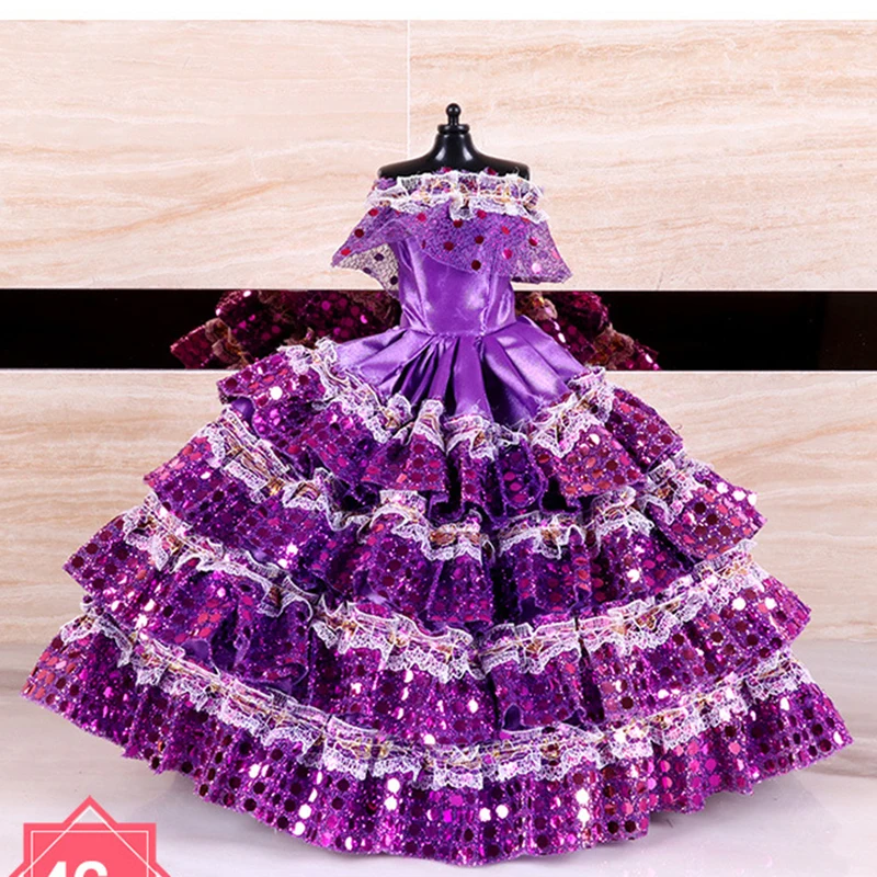 30cm Wedding Girl Dress Barbies Doll Clothes Fashion Princess Canonicals or Party Dress for 29CM Barbie Dol Best Gift for Girl