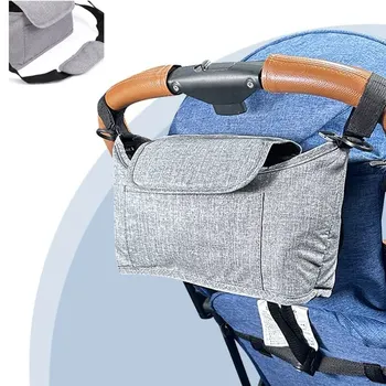 Borsa portaoggetti per borsa da appendere per passeggino, borsa portaoggetti multifunzionale di grande capacità, borsa da appendere per passeggino, borsa per mamma