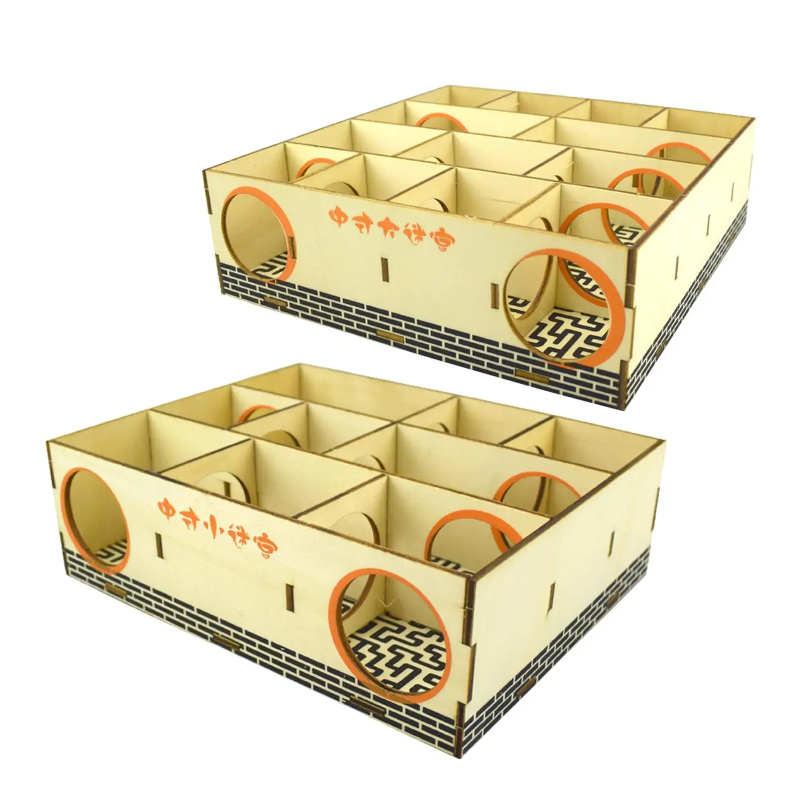 Hamster Maze Hamster Maze Tunnel Activity Sports Play Toys Wooden Labyrinth