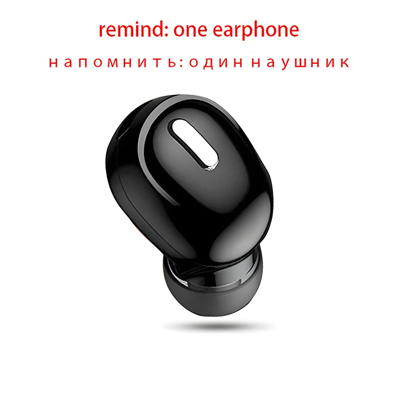 New Wireless Earphones Bluetooth 5.0 Headphones With Mic in-Ear Sports Waterproof TWS Earbuds Bluetooth Handsfree Single Headset