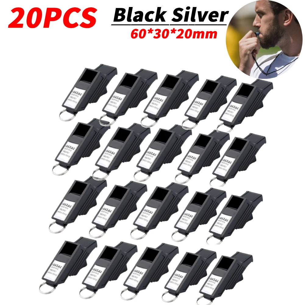 20PCS Black Silver