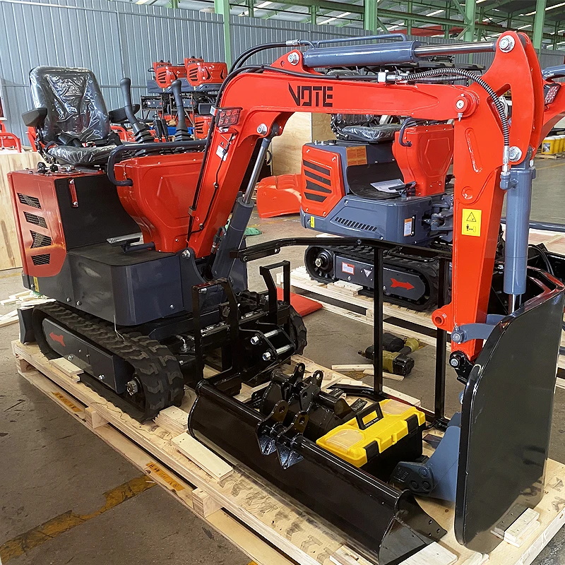 Factory Directly Sale 1 Ton Small Mini Excavator High Quality Mini Digger For Garden Crawler Small Bagger home used customized - Image 2