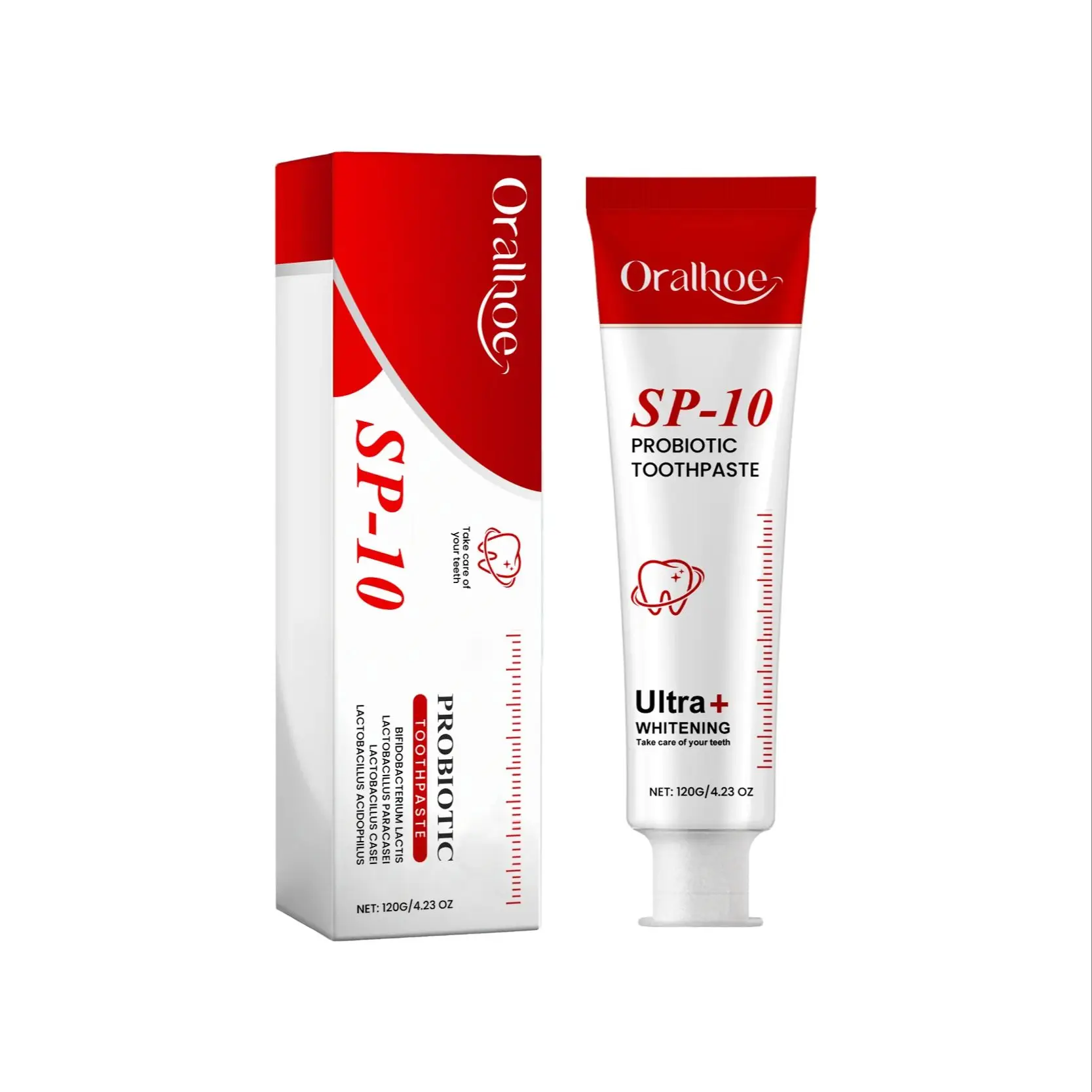 Sp-10 Probiotic Whitening Toothpaste Brighten Stain Removing Sp-6 Fresh Breath Improves Gum Health Reduces Tartar Teeth Whitener teeth whitening product tooth powder