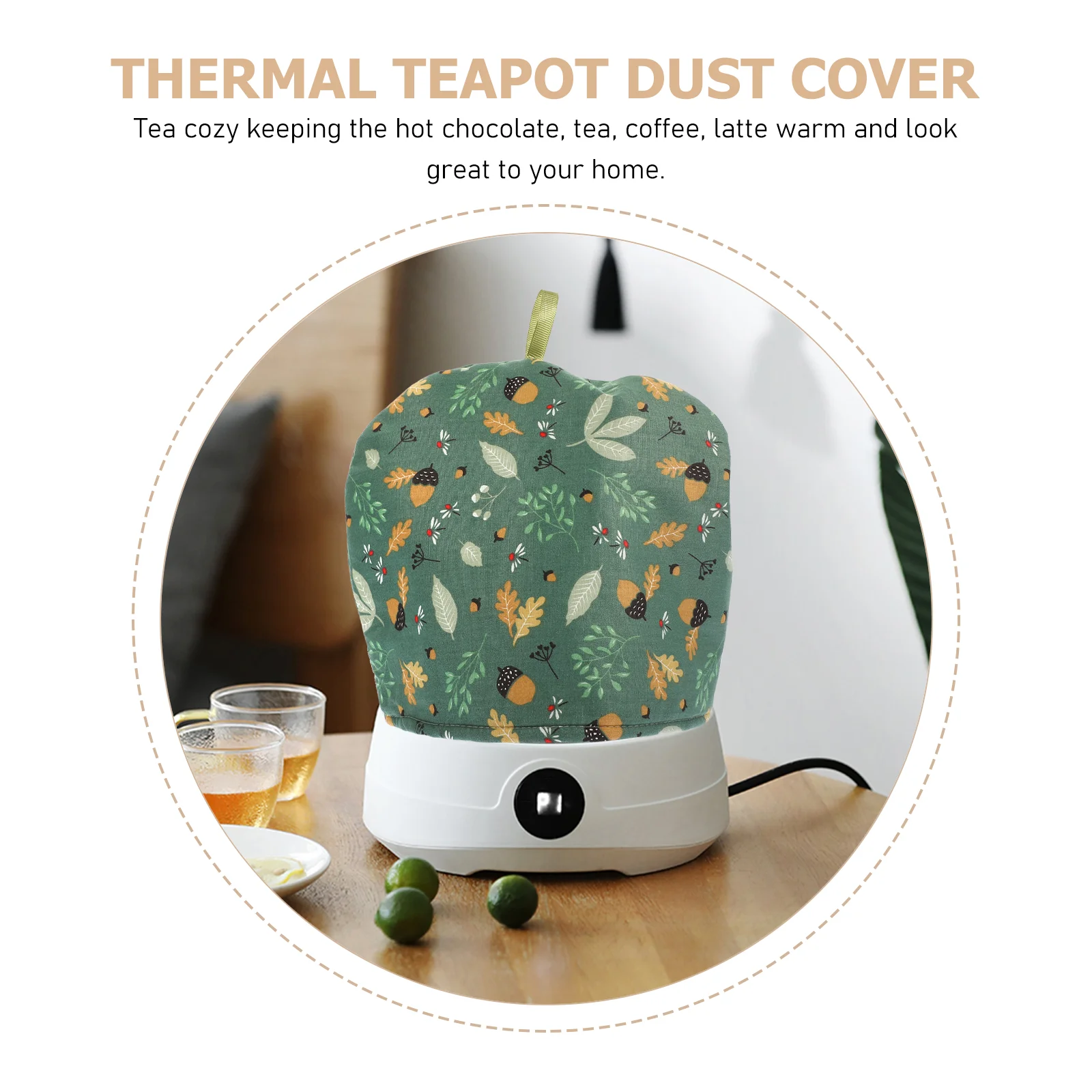 Cotton Teapot Insulation Cover Kettle Warm Protector Cozy Portable