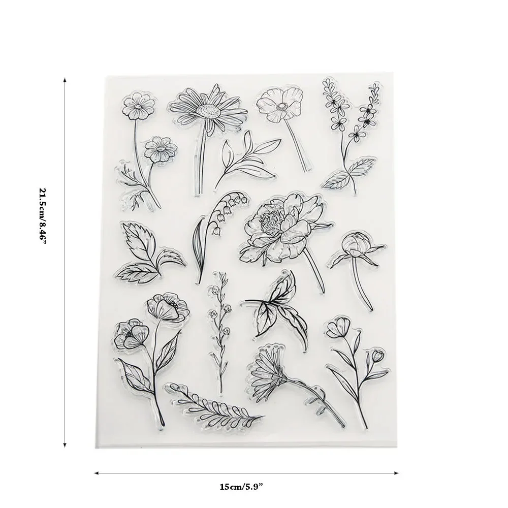 Clear Stamps DIY Stamp Seal Sheet for Scrapbooking Album Photo Decoration