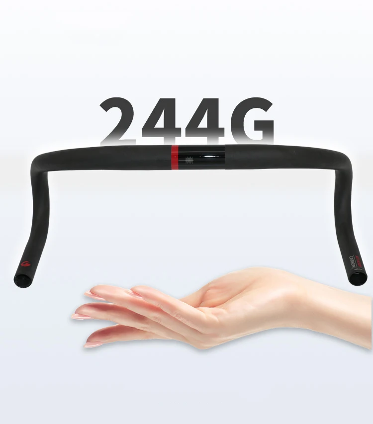 Neue Asiacom Indoor Competiti Bike matt ud Voll carbon Faser Fahrrad Lenker Carbon Road Bent Bars Chase Race 31,8mm – Detail 8
