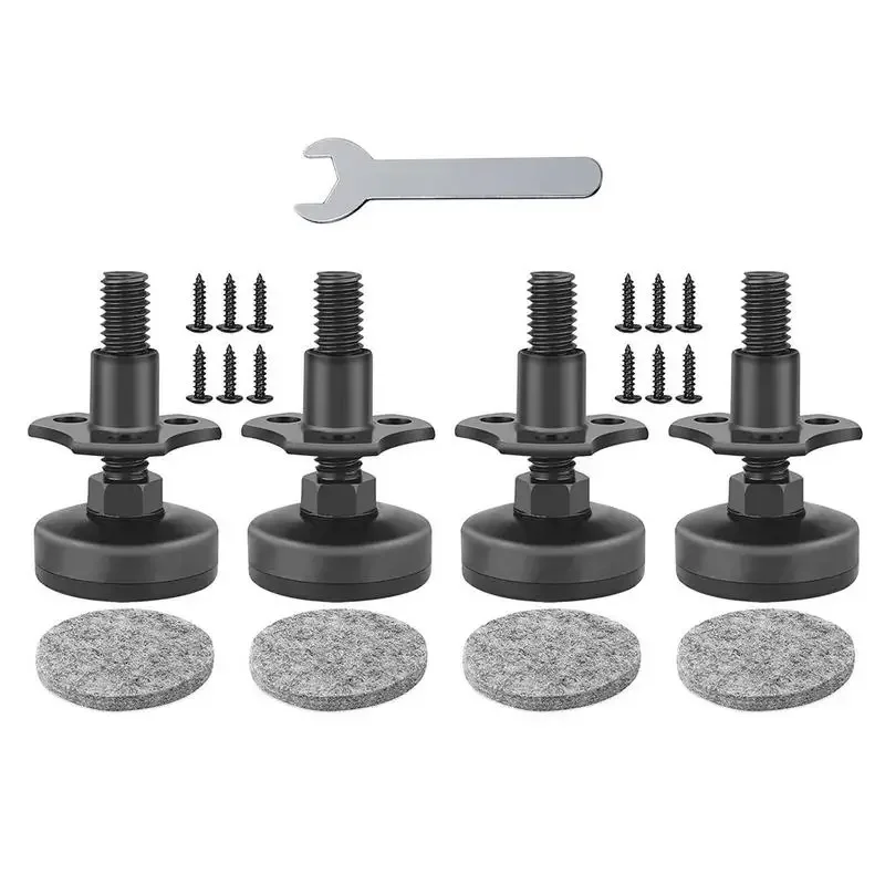 4 قطعة أقدام التسوية القابلة للتعديل الثقيلة الصلب...