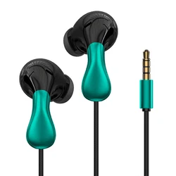 Premium USB Type C Wired Headphones with Microphone and HiFi Sound Quality (3.5mm Green)