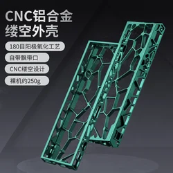 Premium Aluminum Gaming Keyboard Shell - Customizable Design (Green)