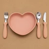 Free Customized Baby Name New Design Newborn Feeding Stainless Steel Cutlery Kids Training Fork Spoon Knife Children's Tableware 6