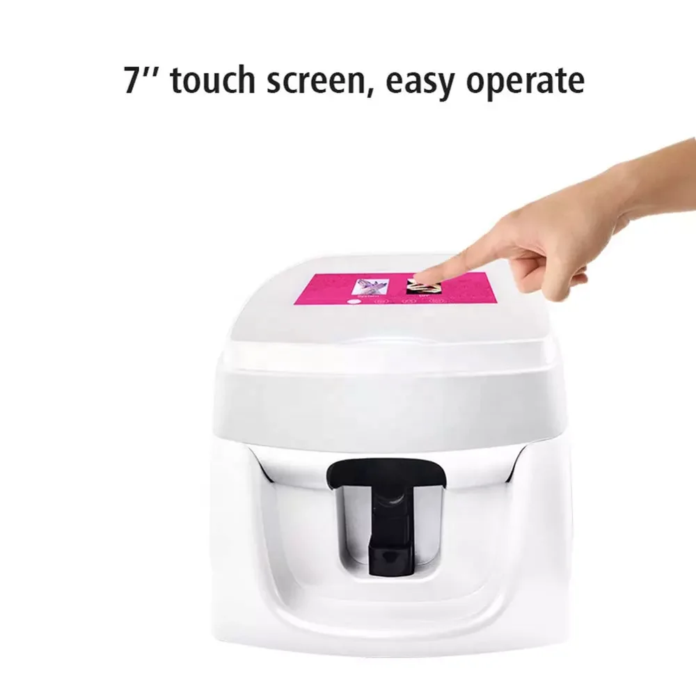 1PC 3D Nail Printer Machine Automatic Intelligent Nail Painting Machine  Photo Transmission Using Mobile Phone Nail Machine 220V - AliExpress