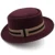 Men Women Woolen Classical Pork Pie Hats Retro Fedora Trilby Sunhat Street Style Caps Party Travel Outdoor Size US 7 1/4 UK L 12