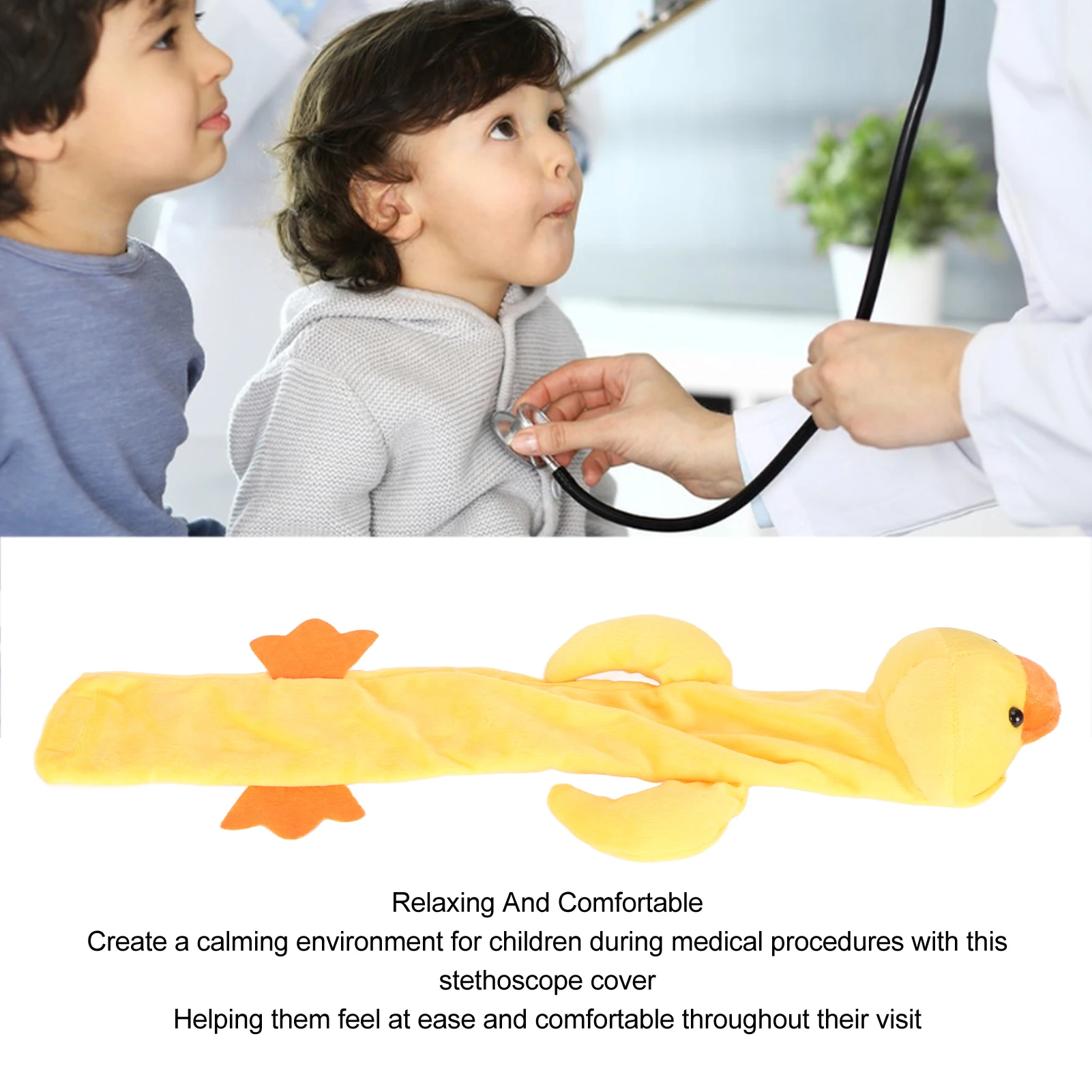 Stethoscope Covers Cute Animal Shape Plush Material Stethoscope Cover Sleeves Stethoscope Accessories for Nurses Doctors